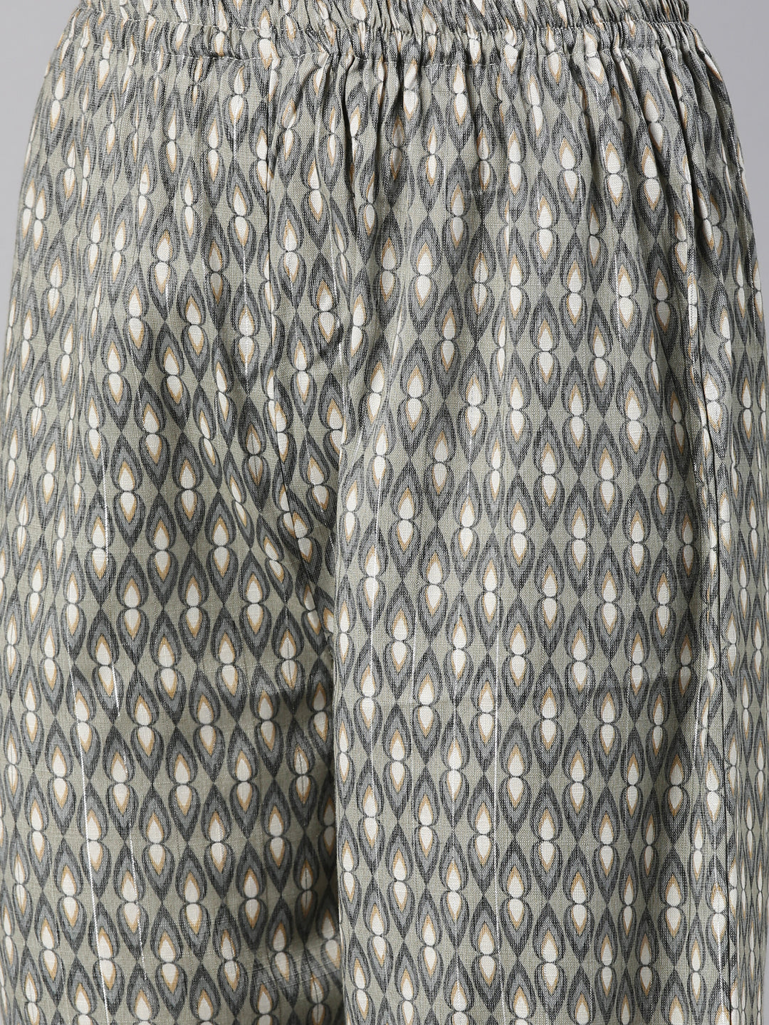 Neerus Grey rayon straight kurta for women - detail view 6