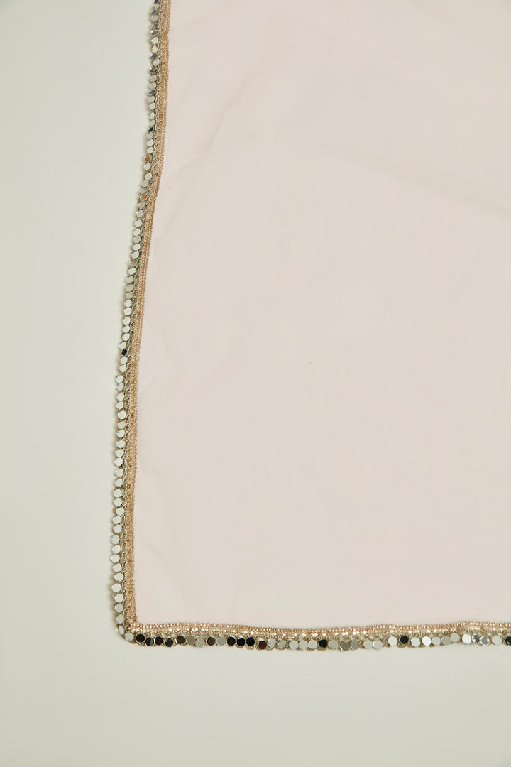 Neerus Pink net embellished lehenga choli set - detail view 4