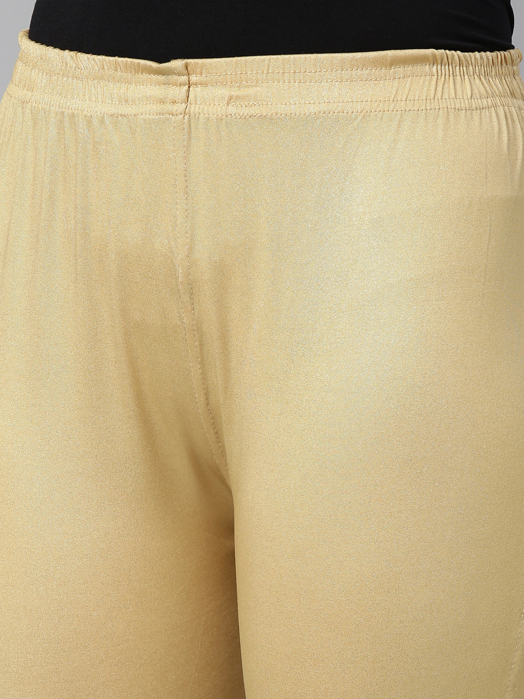 Neerus Gold cotton embellished leggings - detail view 5