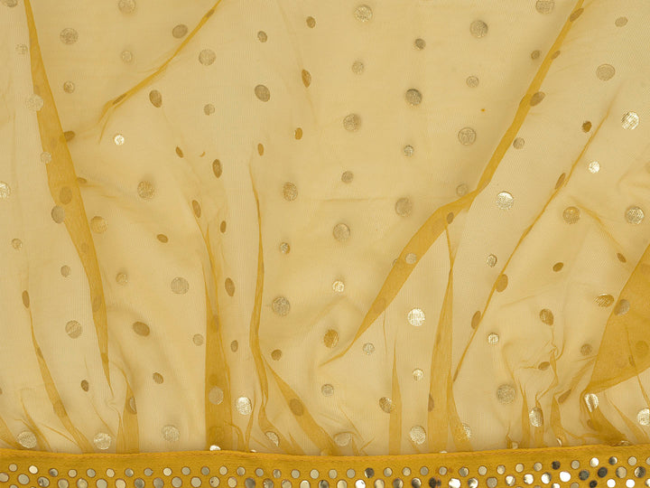 Neerus Mustard Color Silk Fabric Ghagra Set