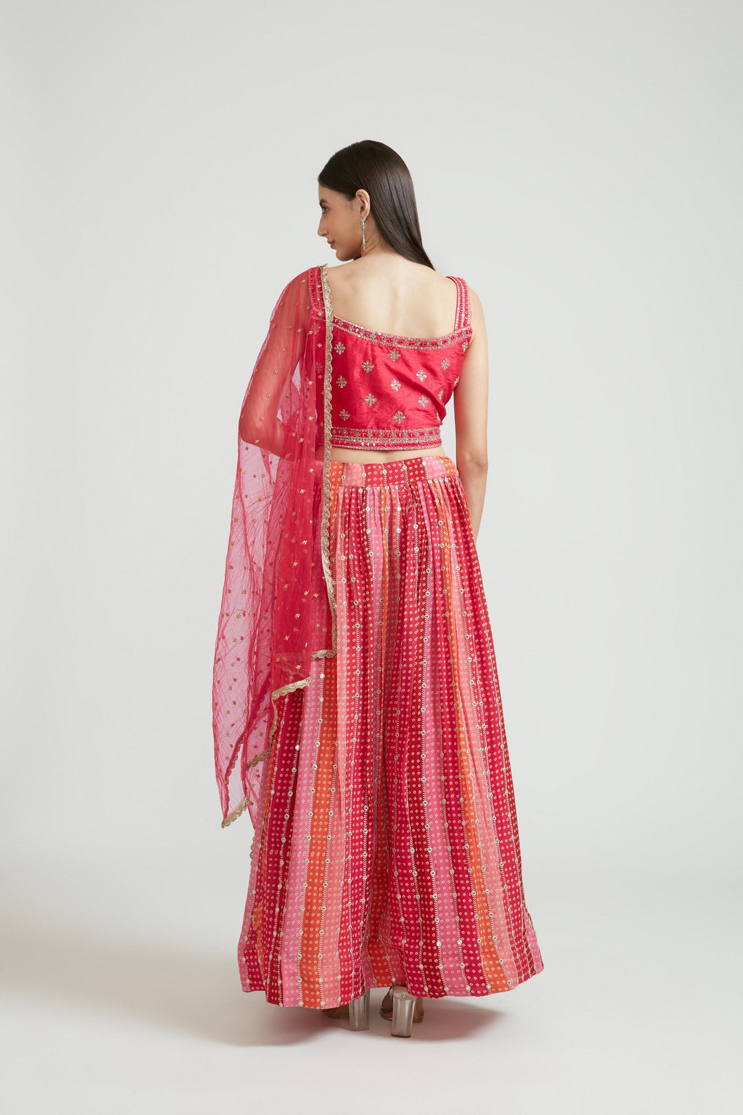 Neerus Rani Color Silk Fabric Lehenga Choli