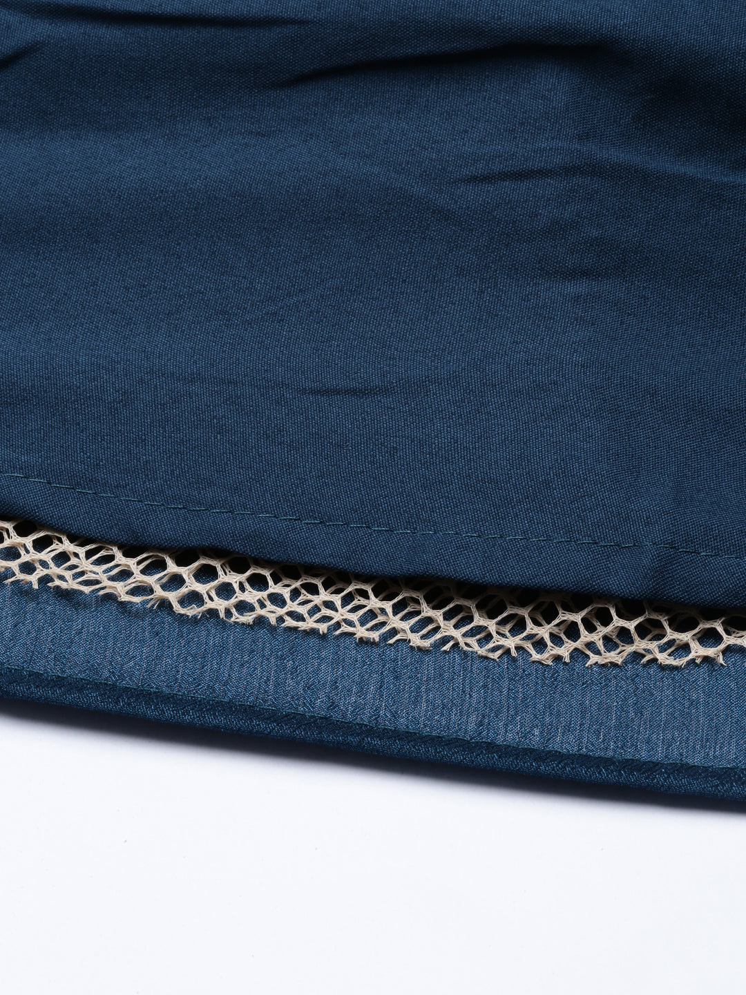 Neerus Blue georgette embellished suit set - detail view 10