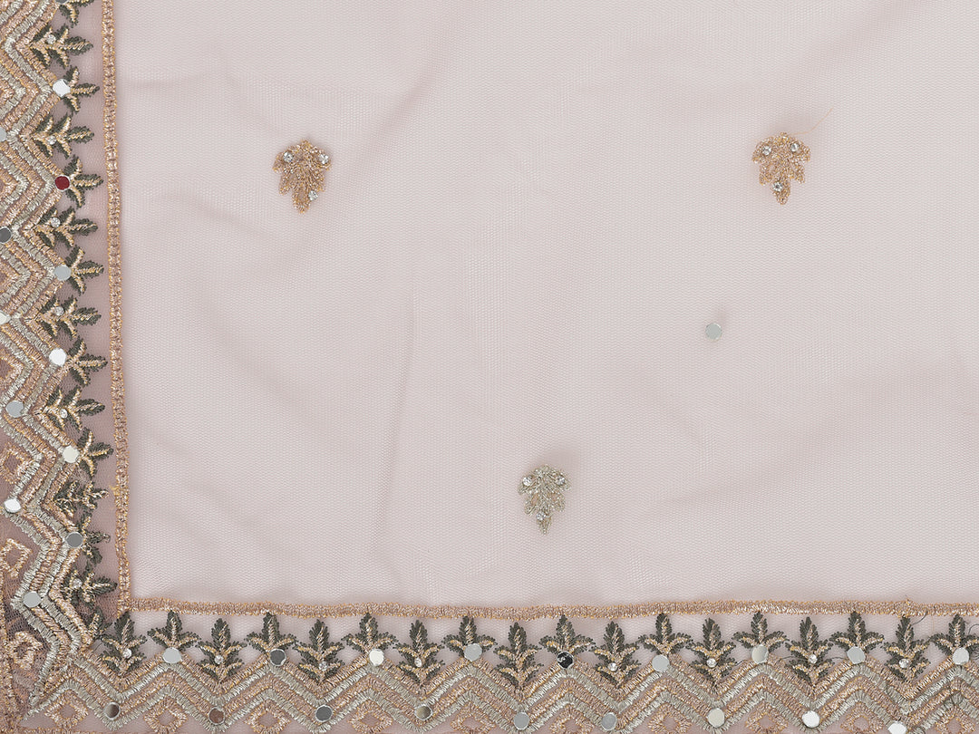 Neerus Onion Color Nett Fabric Salwar Kameez