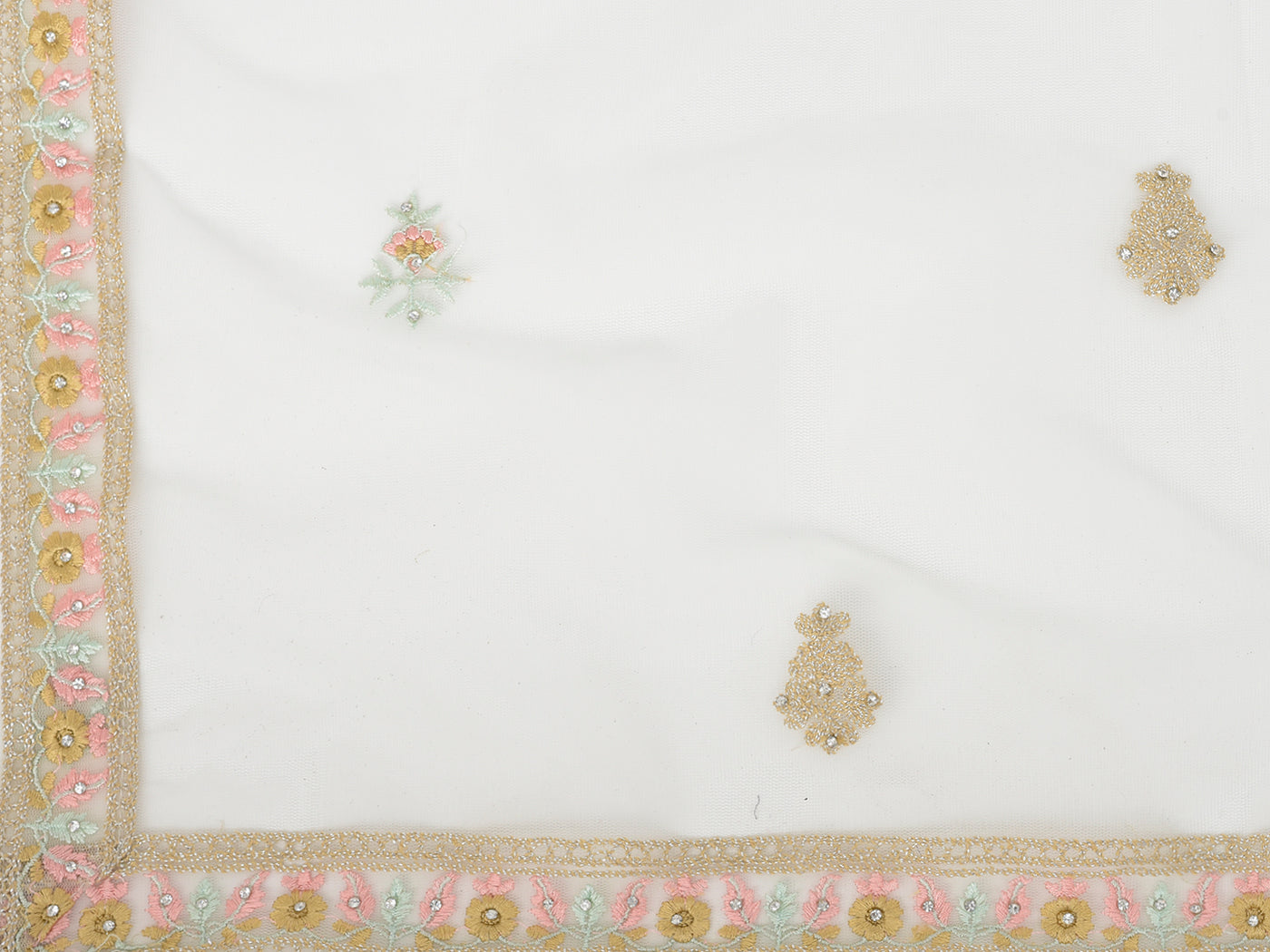 Neeru's pista color nett fabric salwar kameez