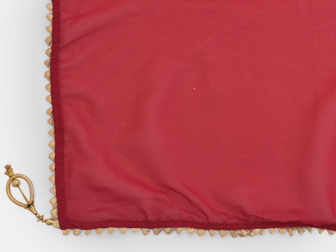 Neerus Rani Color Georgette Fabric Ghagra Set