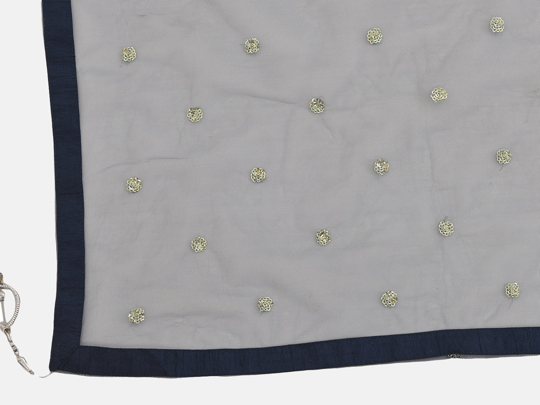 Neerus Navy Blue Color Georgette Fabric Ghagra Set