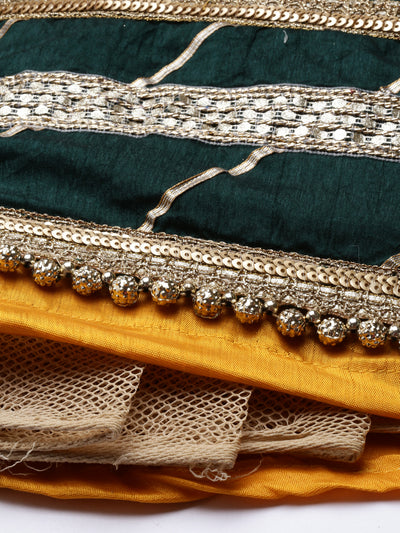 Neeru'S Yellow Color, Georgette Fabric Ghagra Set