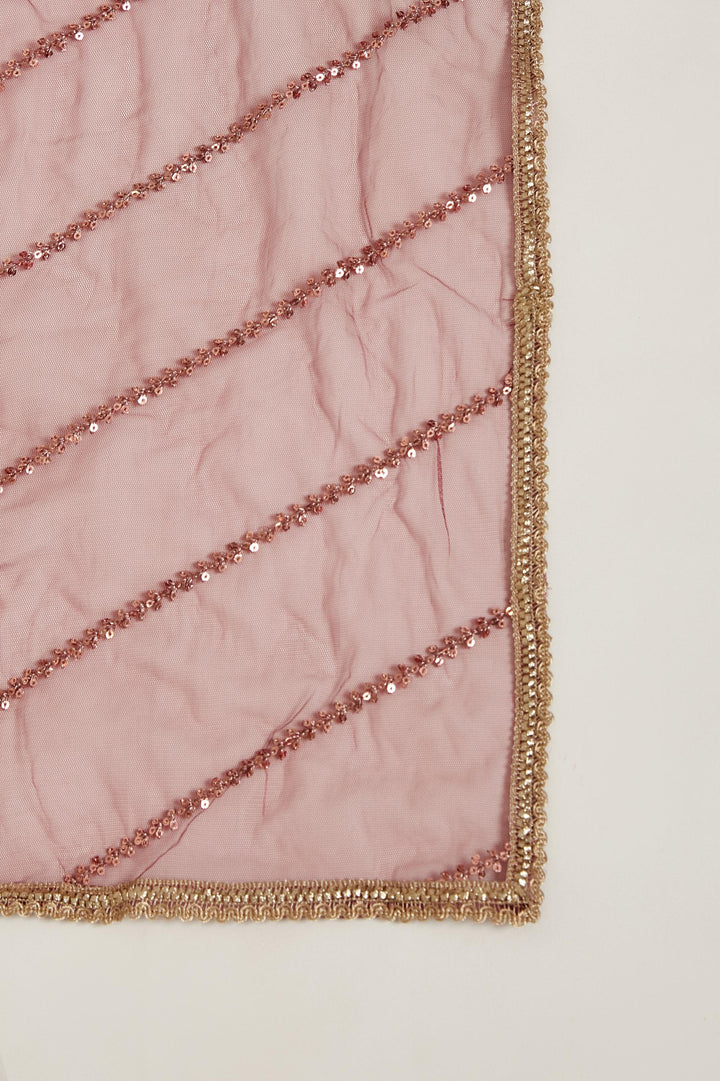 Neerus Wine Color Georgette Fabric Lehenga Choli