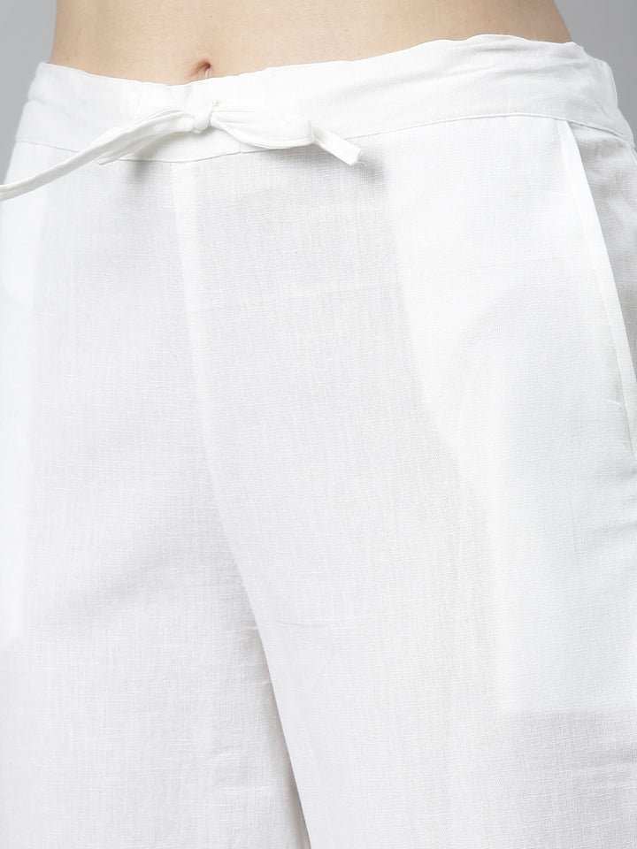 Neerus Rani Pink Color Cotton Fabric Kurta