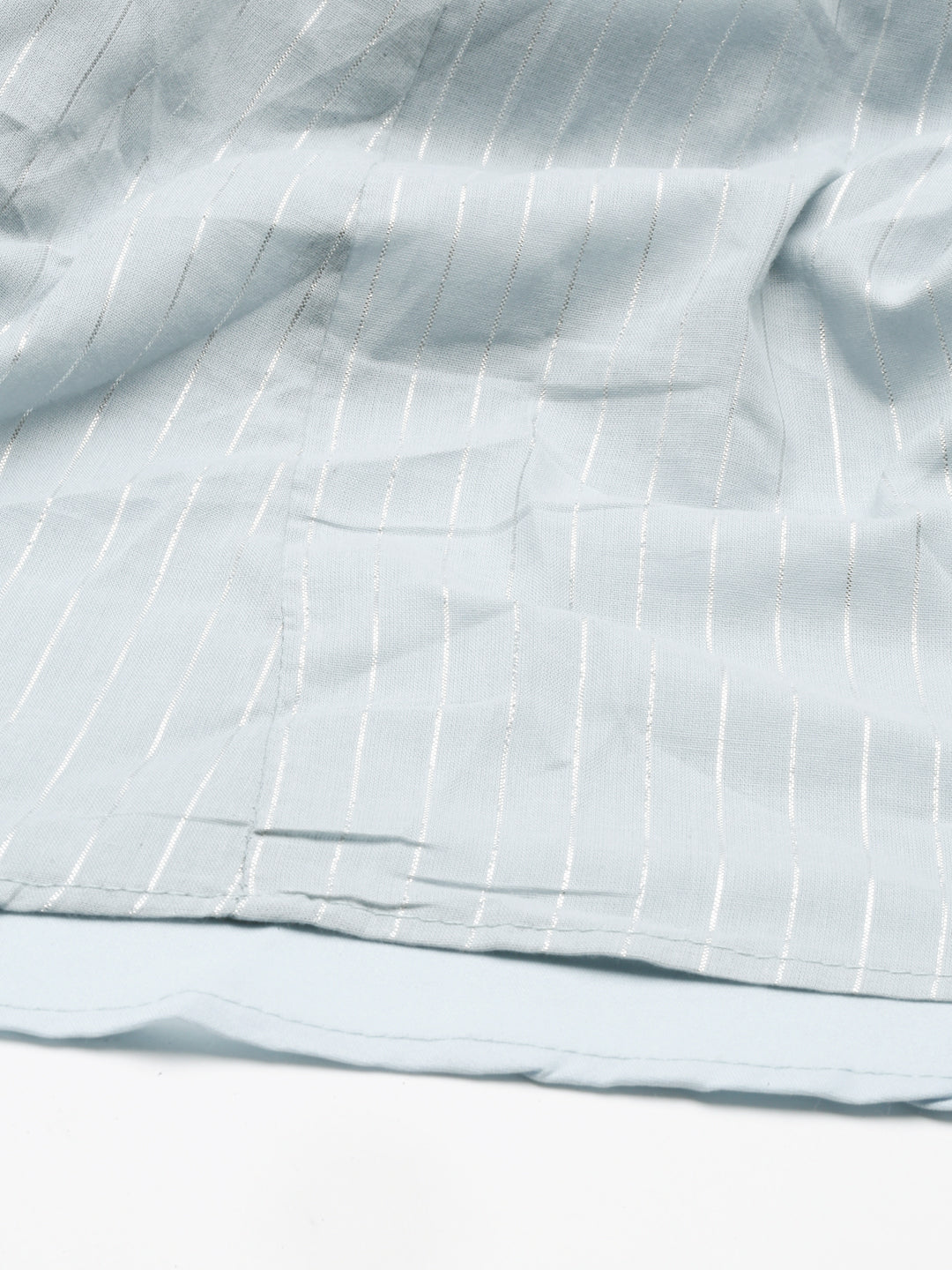 Neerus Grey woven lorex kurti - detail view 5