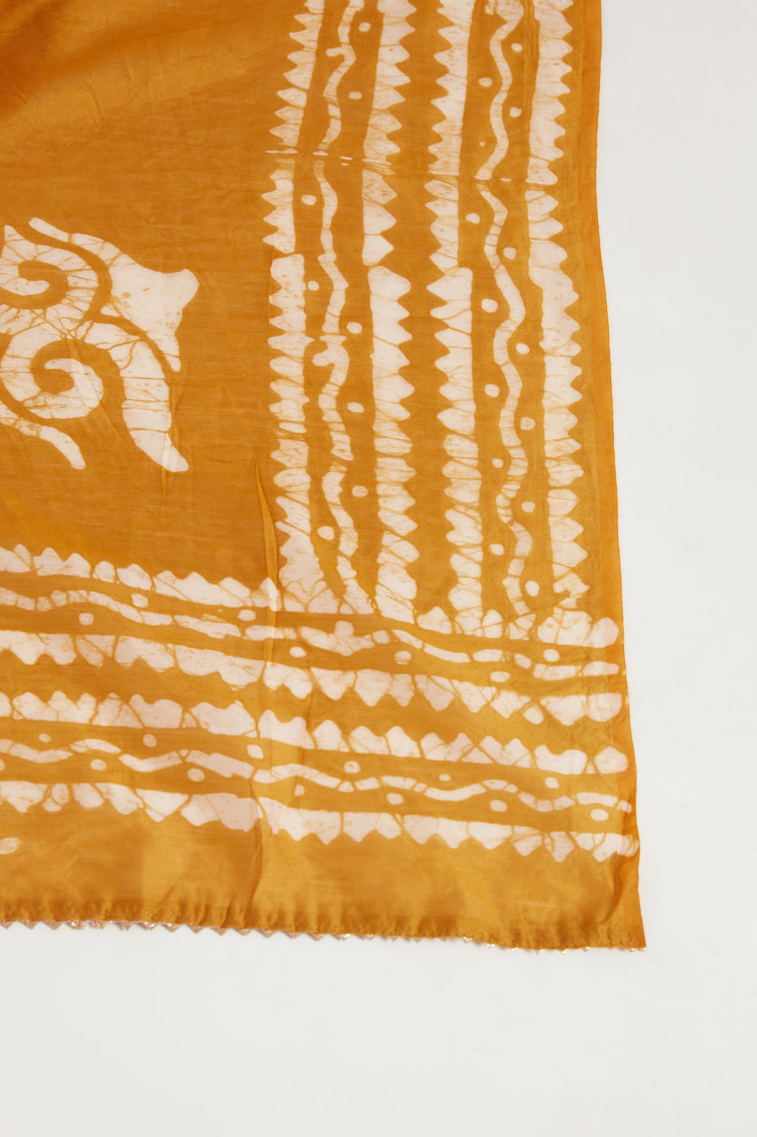 Neerus Mustard Color Chanderi Fabric Suit Set