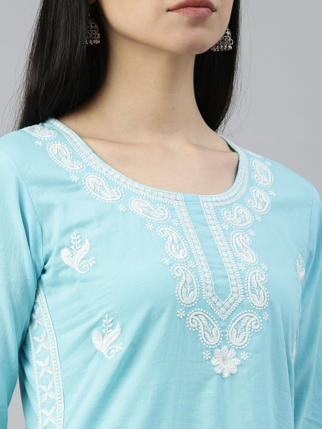 Neeru'S FEROZI Color COTTON Fabric kurta