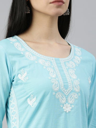 Neeru'S FEROZI Color COTTON Fabric kurta