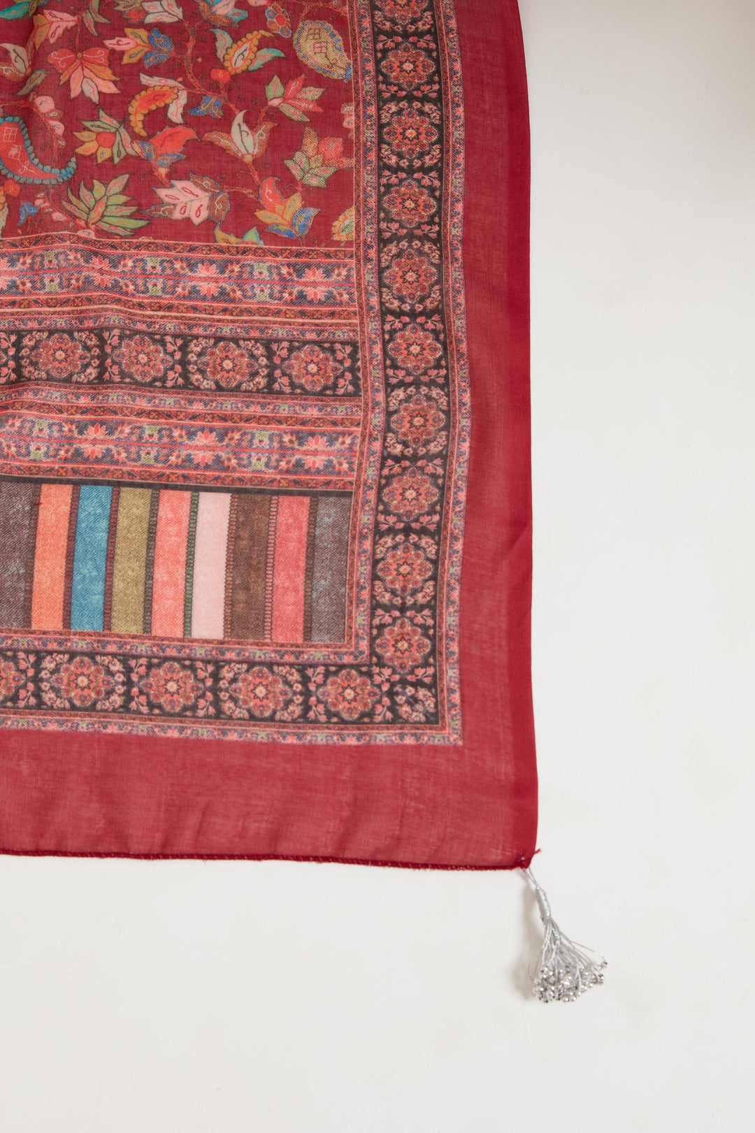 Neerus Maroon Color Georgette Fabric Suit Set