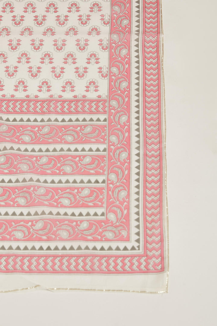 Neerus Pink Color Cotton Fabric Salwar Kameez