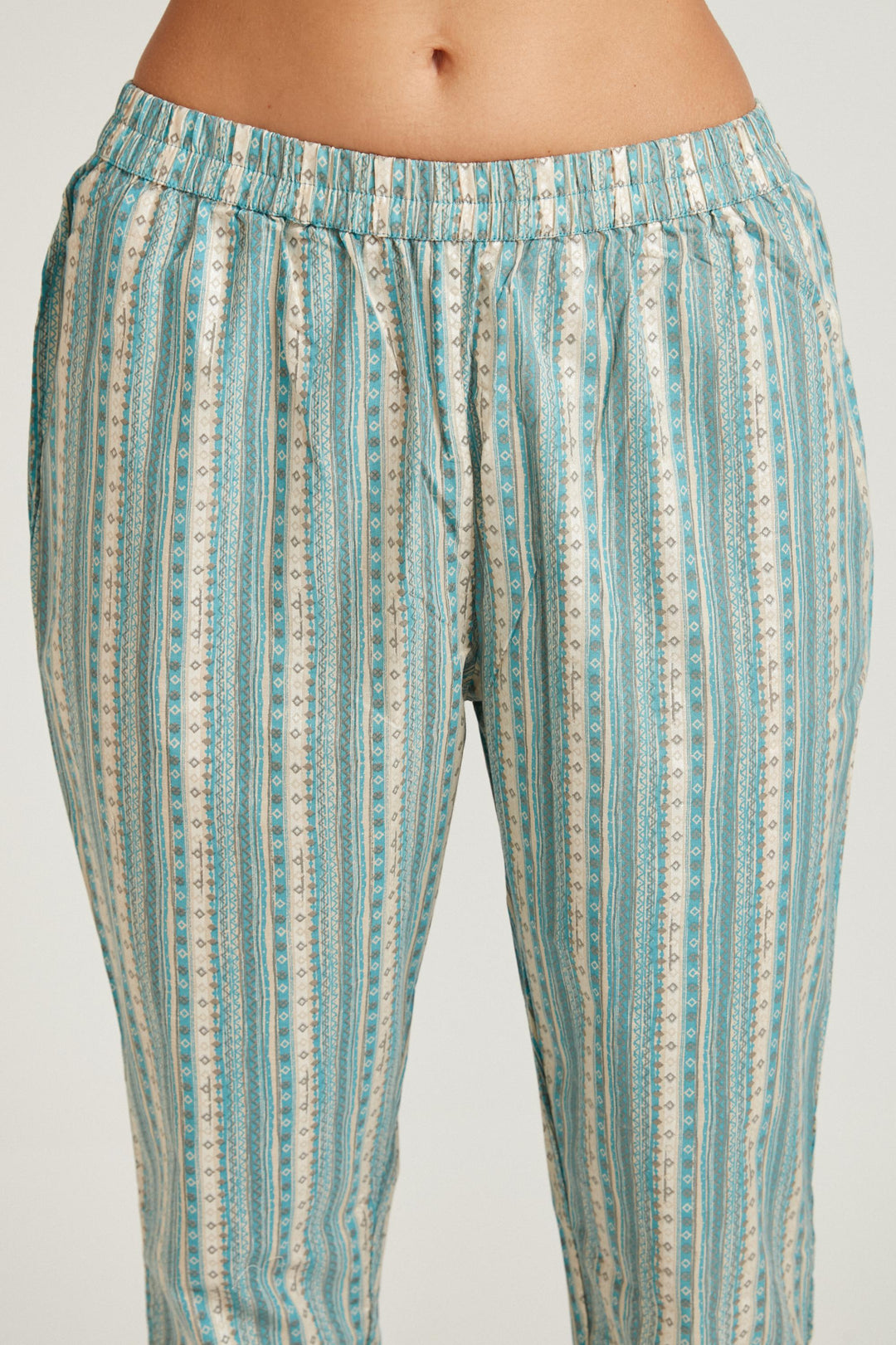 Neerus Rama Color Cotton Fabric Salwar Kameez