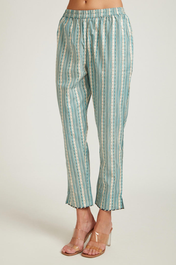 Neerus Rama Color Cotton Fabric Salwar Kameez