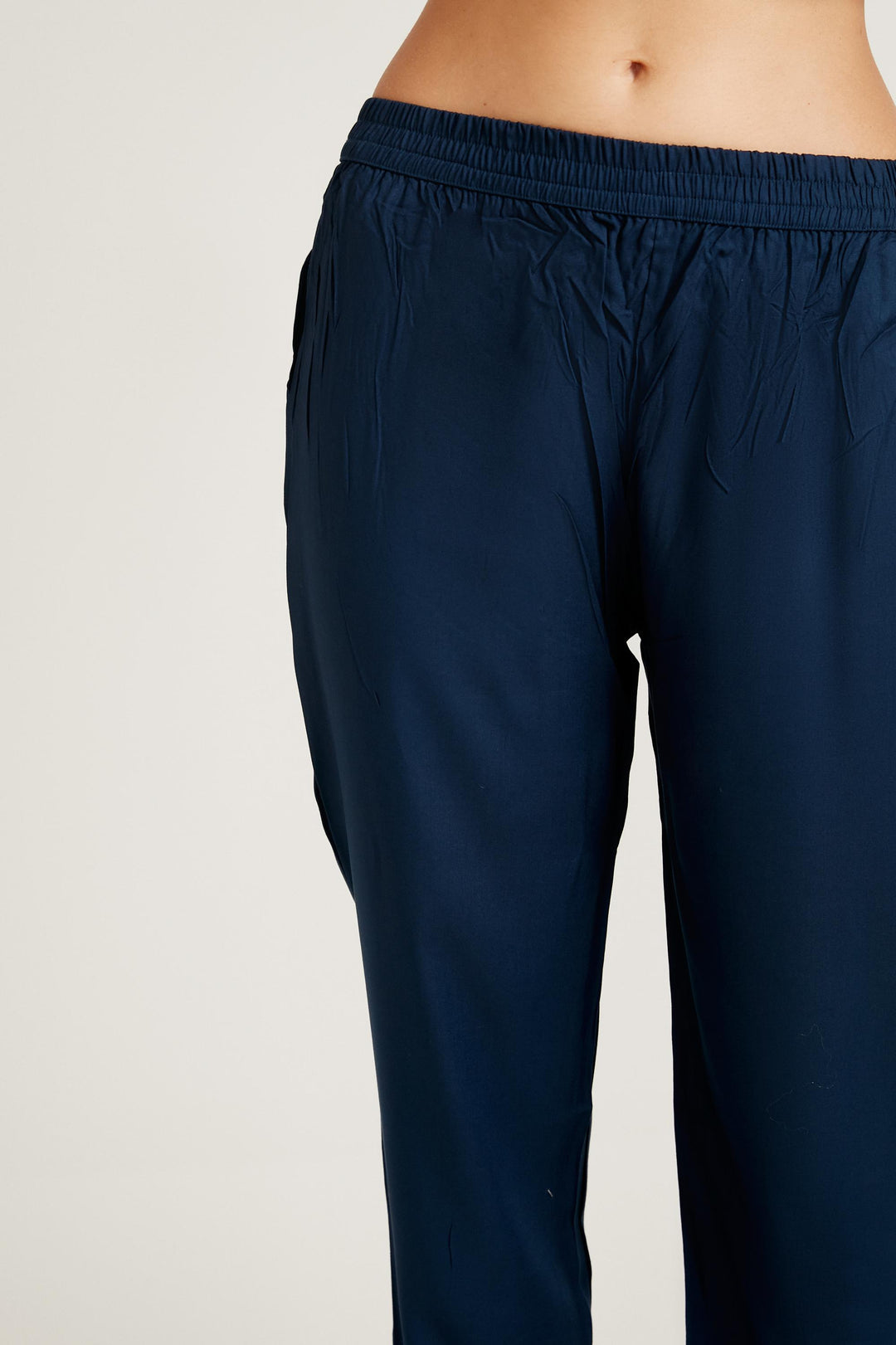 Neerus Blue Color Model Fabric Kurta Set