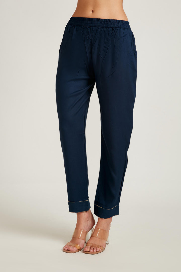 Neerus Blue Color Model Fabric Kurta Set