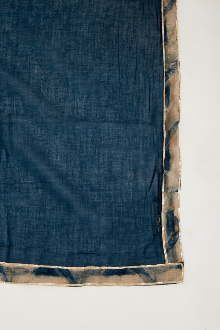 Neerus Blue Color Model Fabric Kurta Set