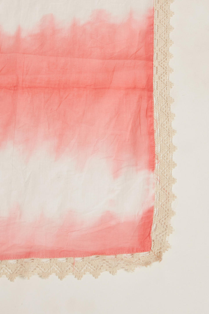 Neerus Pink cotton printed kurta set - detail view 3