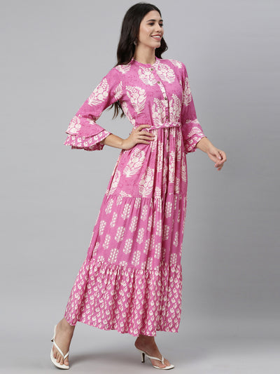 Neeru'S PINK color, SANTOON fabric Kurta