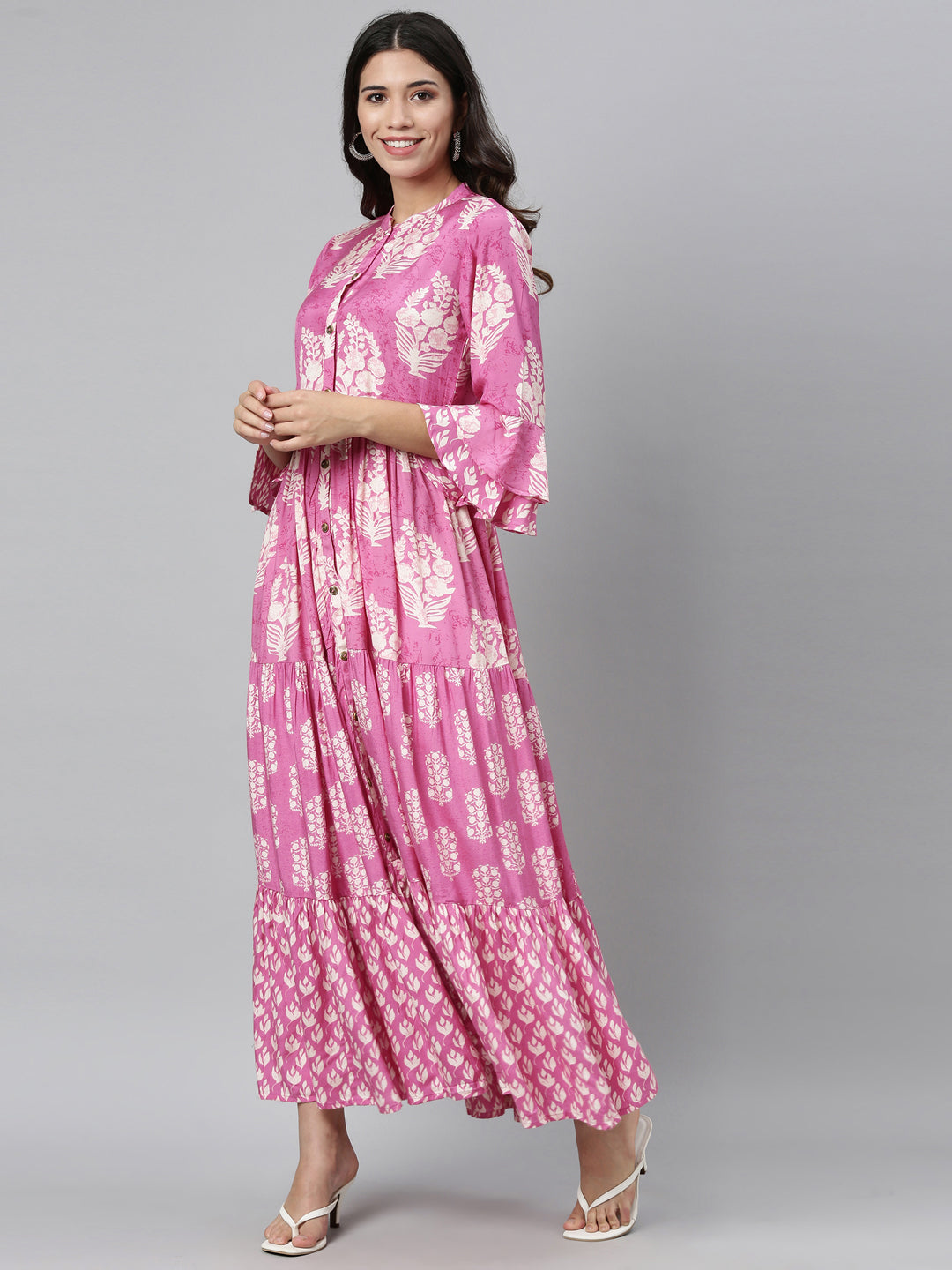 Neeru'S PINK color, SANTOON fabric Kurta