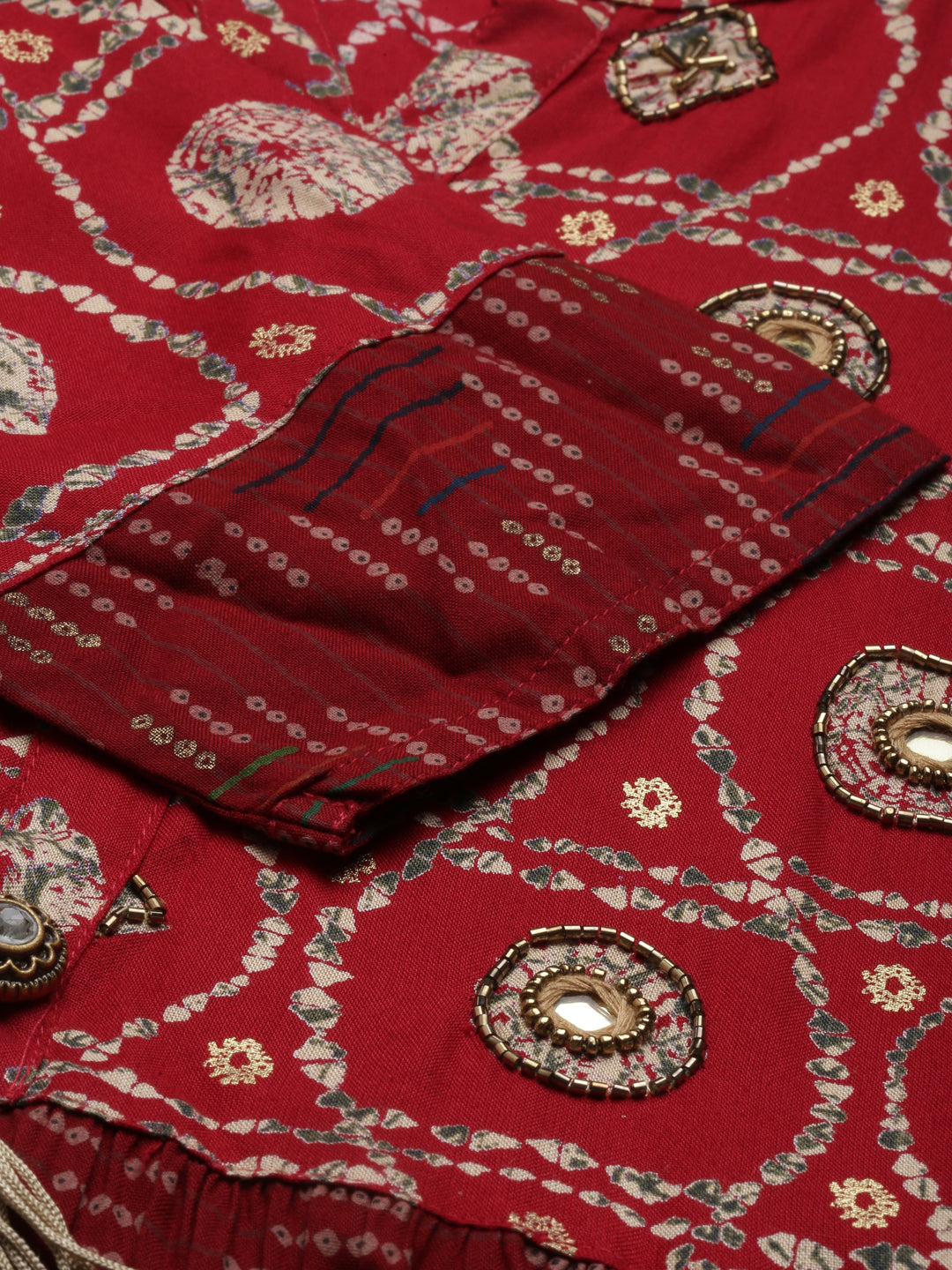 Neerus Maroon Color Rayon Fabric Dress