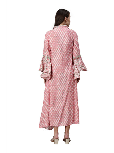 Neeru's Pink Color Model Fabric Kurta