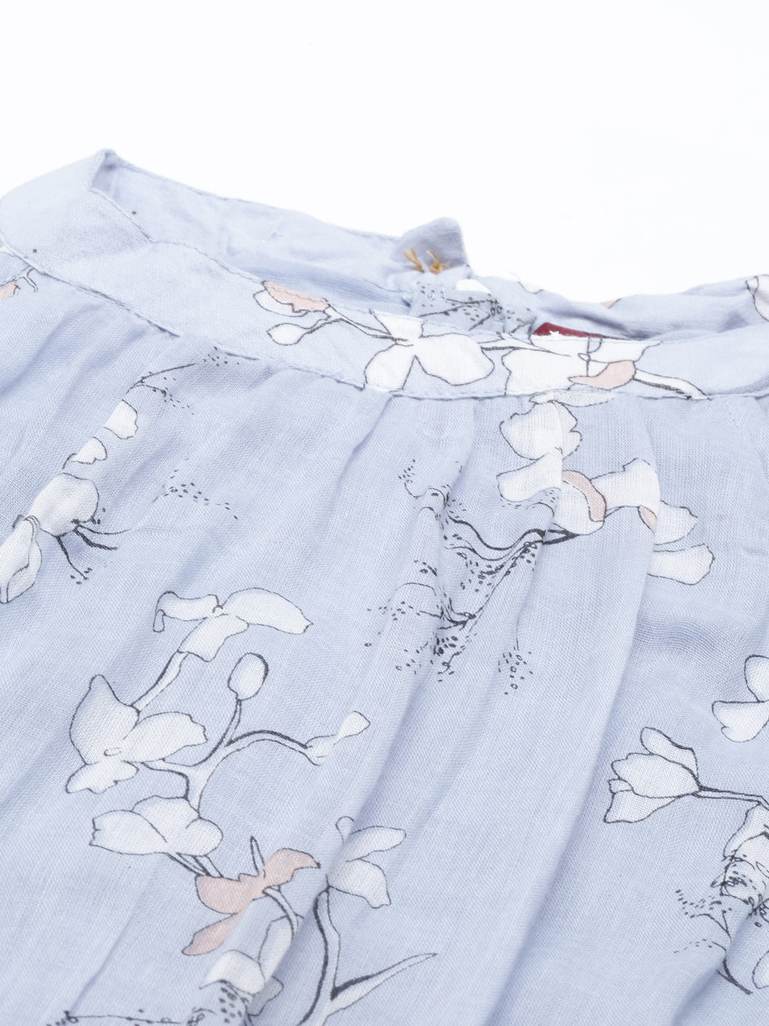 Neerus L Gray Color Georgette Fabric Kurta