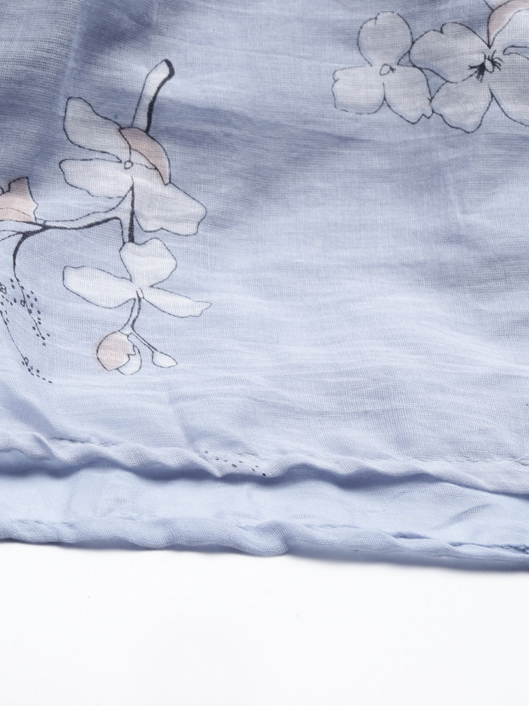 Neerus L Gray Color Georgette Fabric Kurta