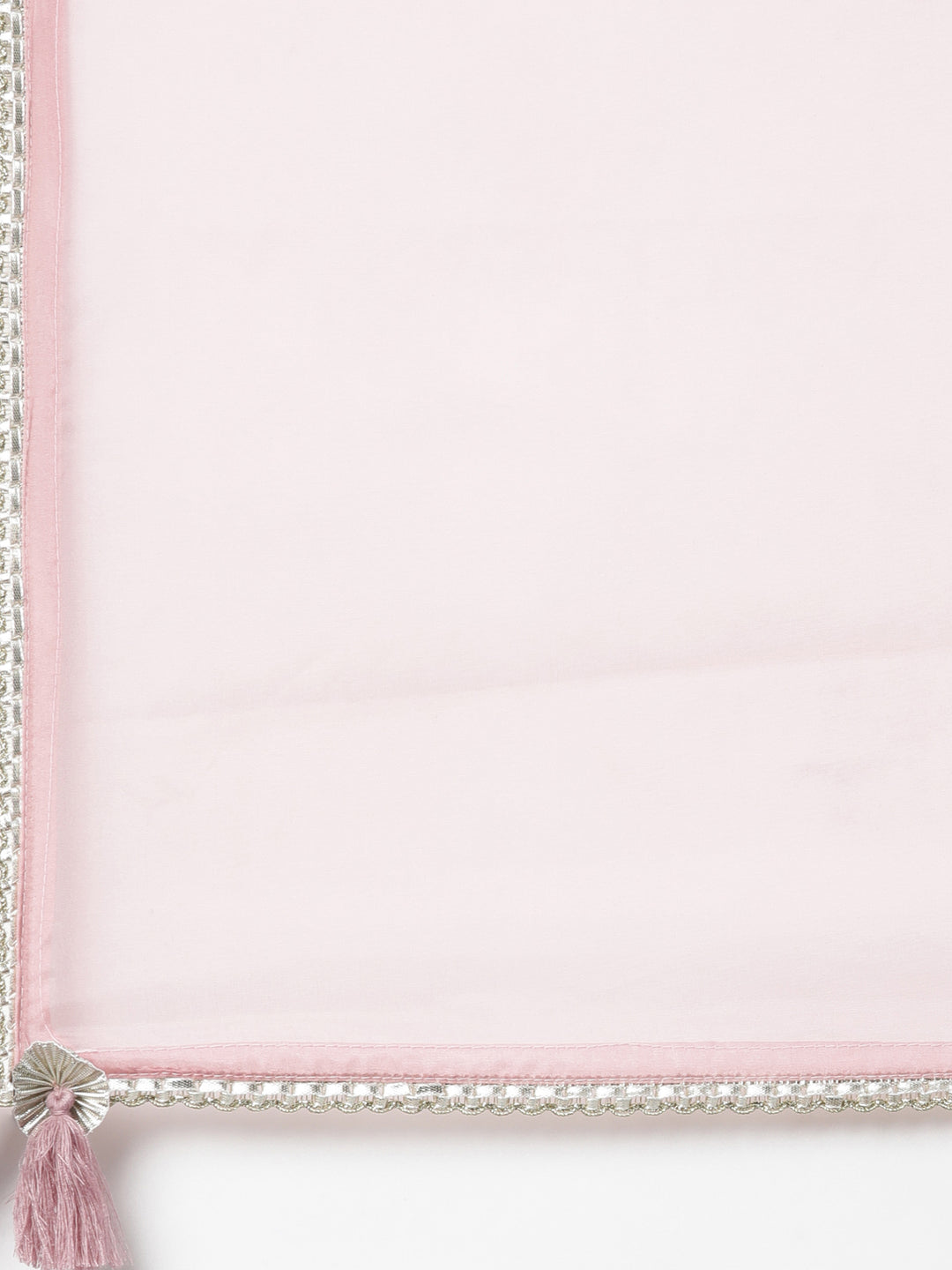 Neerus Pink Regular Knee Length Printed Kurta Printed Trousers With Dupatta