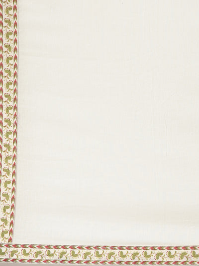 Neerus Women  Pink Printed Calf Length Kurta And Trousers With Dupatta