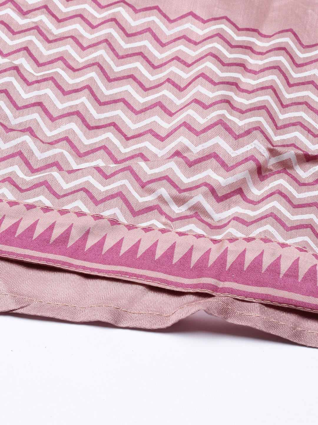 Neeru's Pink Color Chanderi Fabric Kurta Set