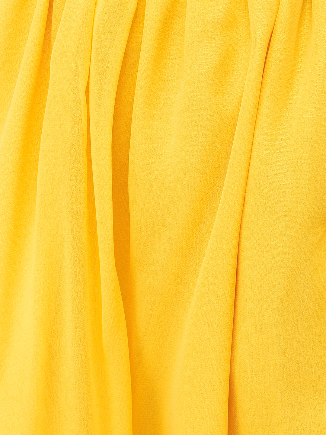 Neerus'S yellow color, georgette fabric suit-plazzo