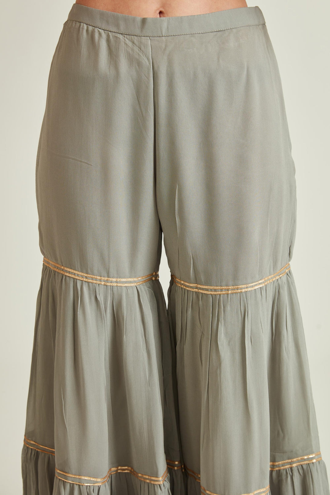 Neerus Onion Colour Georgette Fabric Prdd