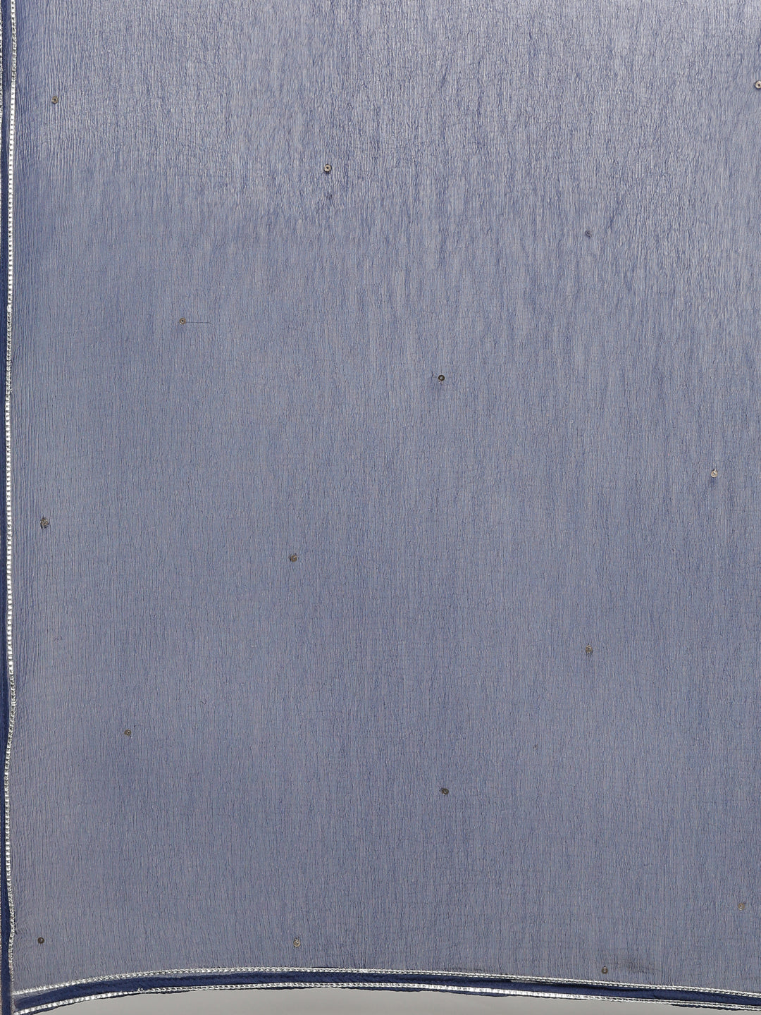 Neerus Blue rayon solid palazzo set - detail view 4