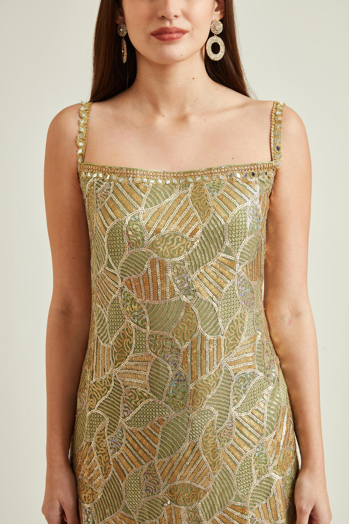 Neerus Pista Colour Georgette Fabric Prdd