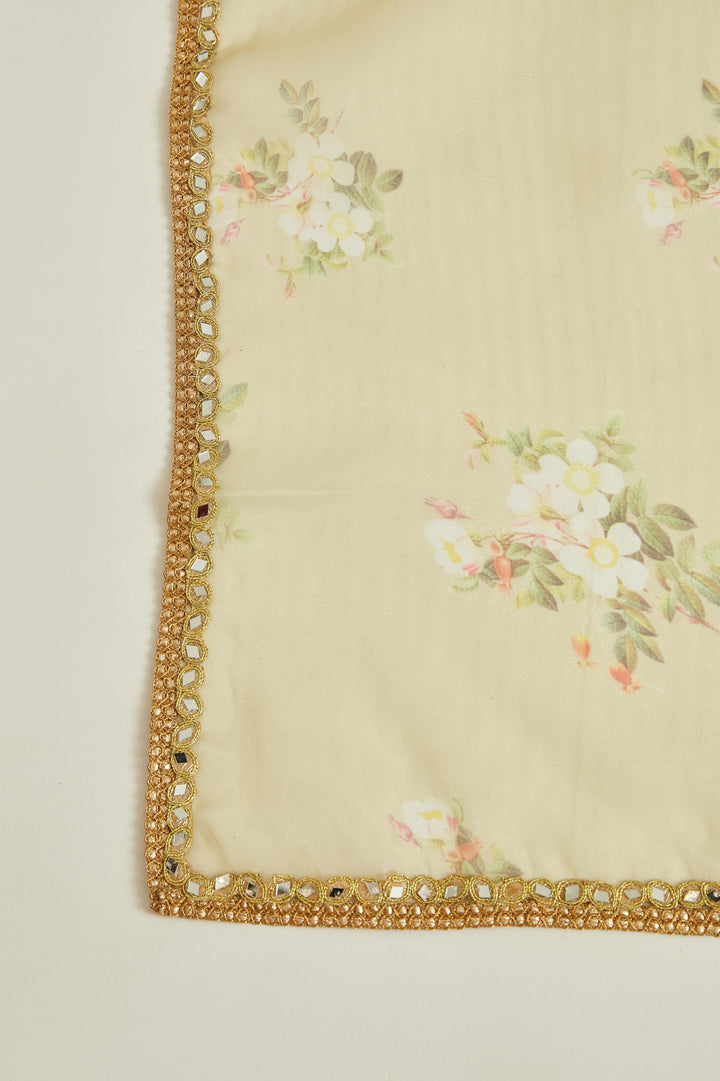 Neerus Pista Colour Georgette Fabric Prdd