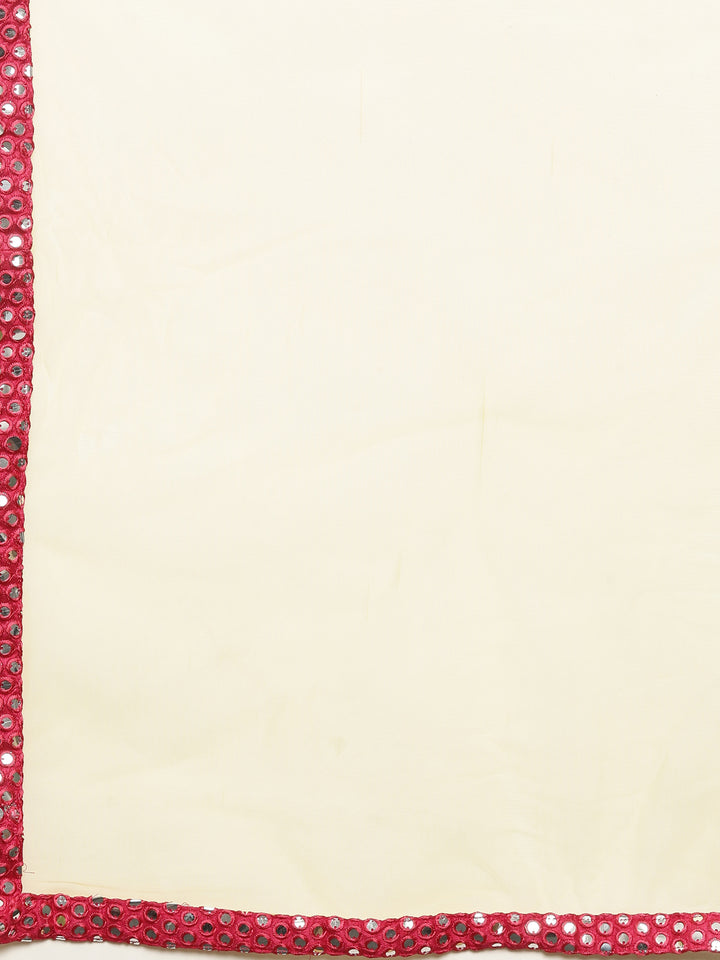 Neerus Pink & Beige Embellished Lehenga Set