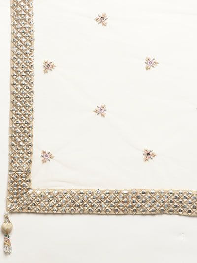 Neeru'S Gold Color Nett Fabric Ghagra Set