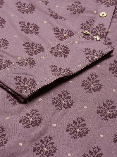 Neeru's Onion Color Cotton Fabric Tunic