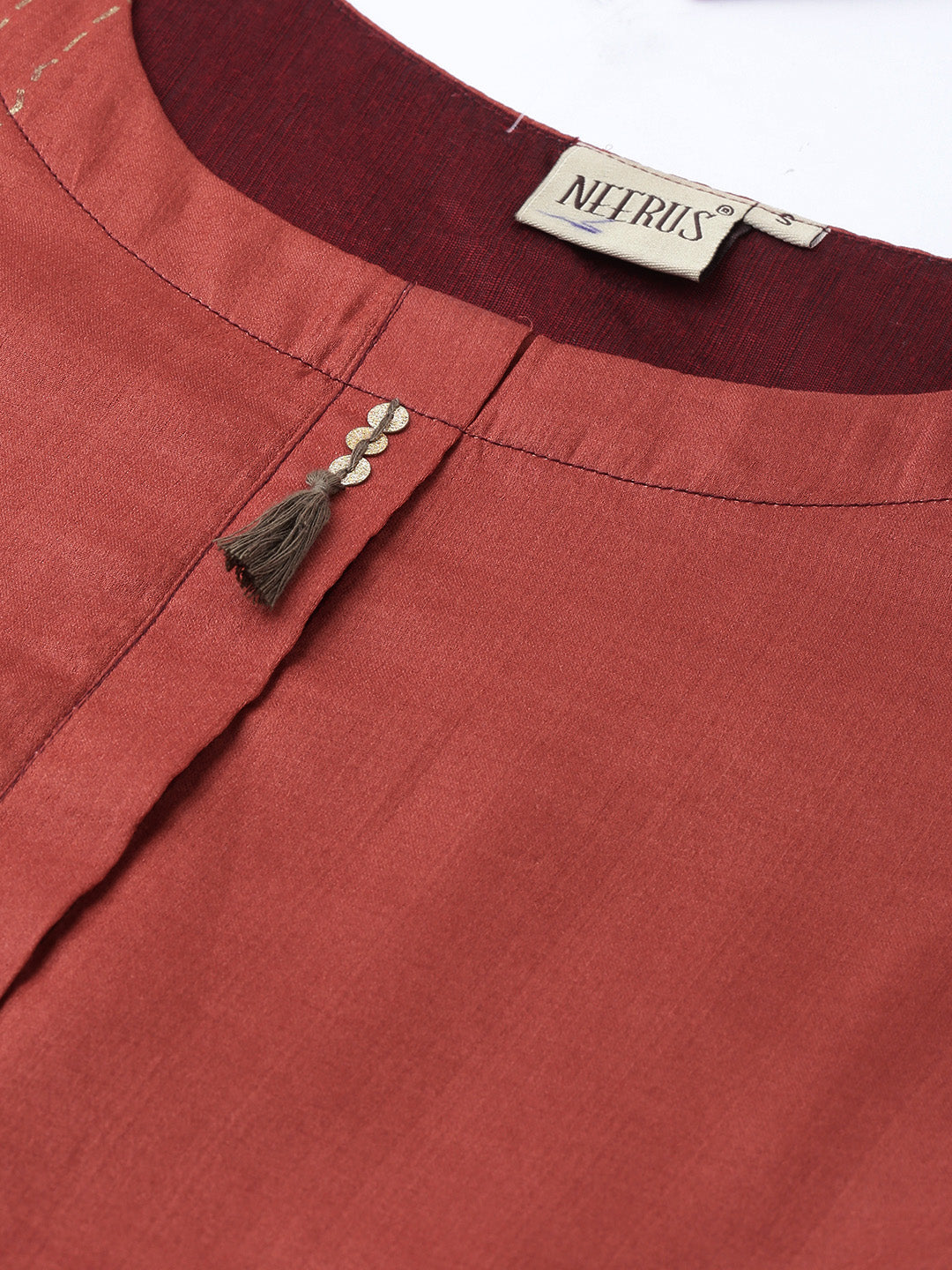 Neerus Contessa Printed High Low Kurta