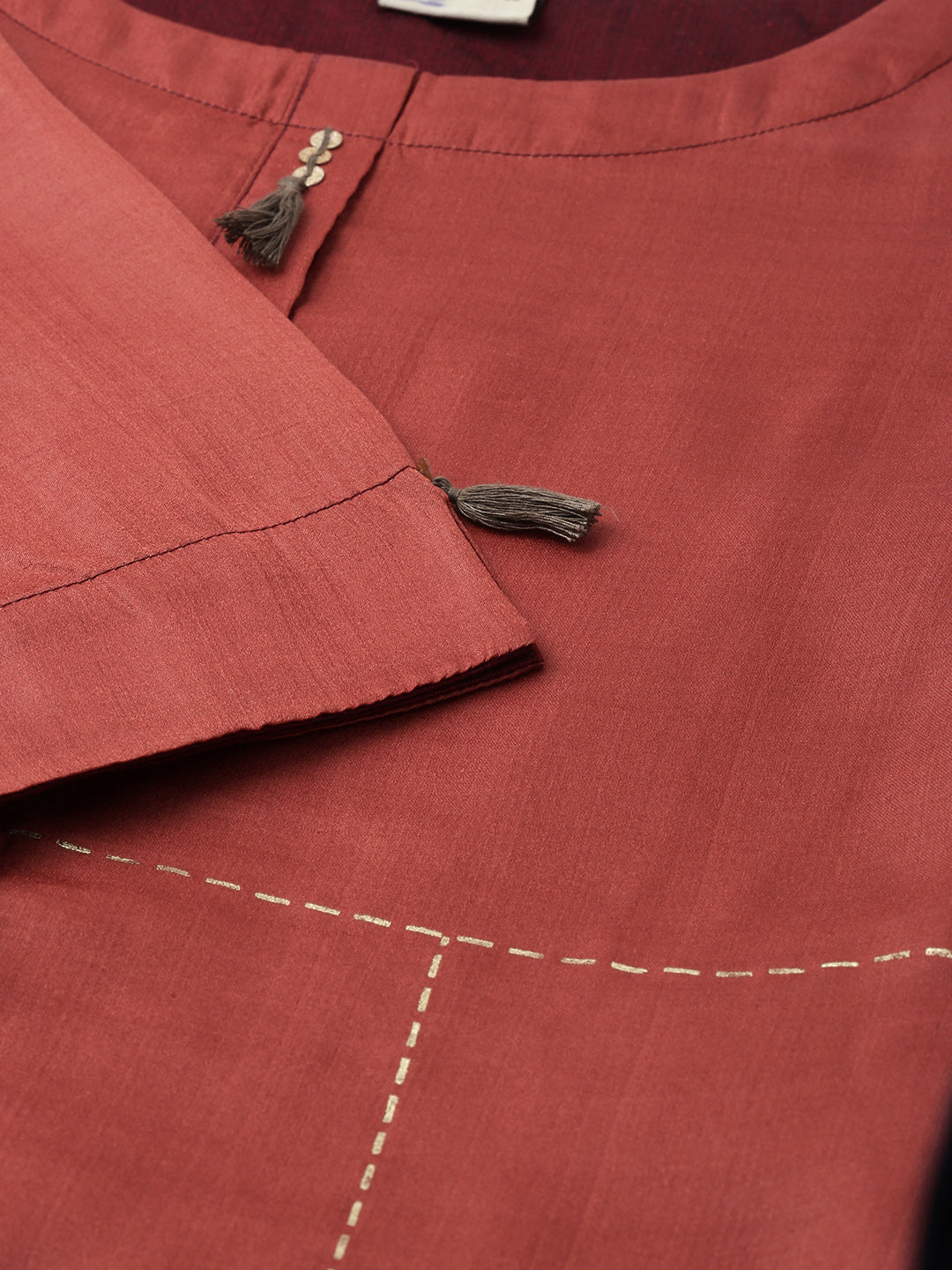 Neerus Contessa Printed High Low Kurta