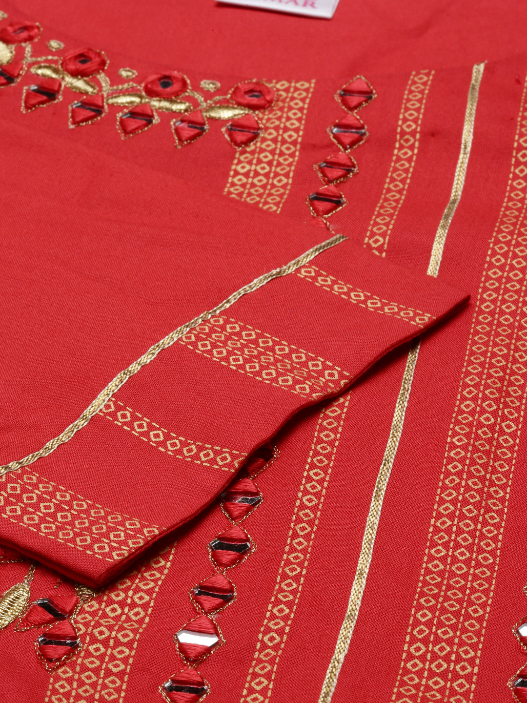 Neeru'S Red Color, Rayon Fabric Tunic