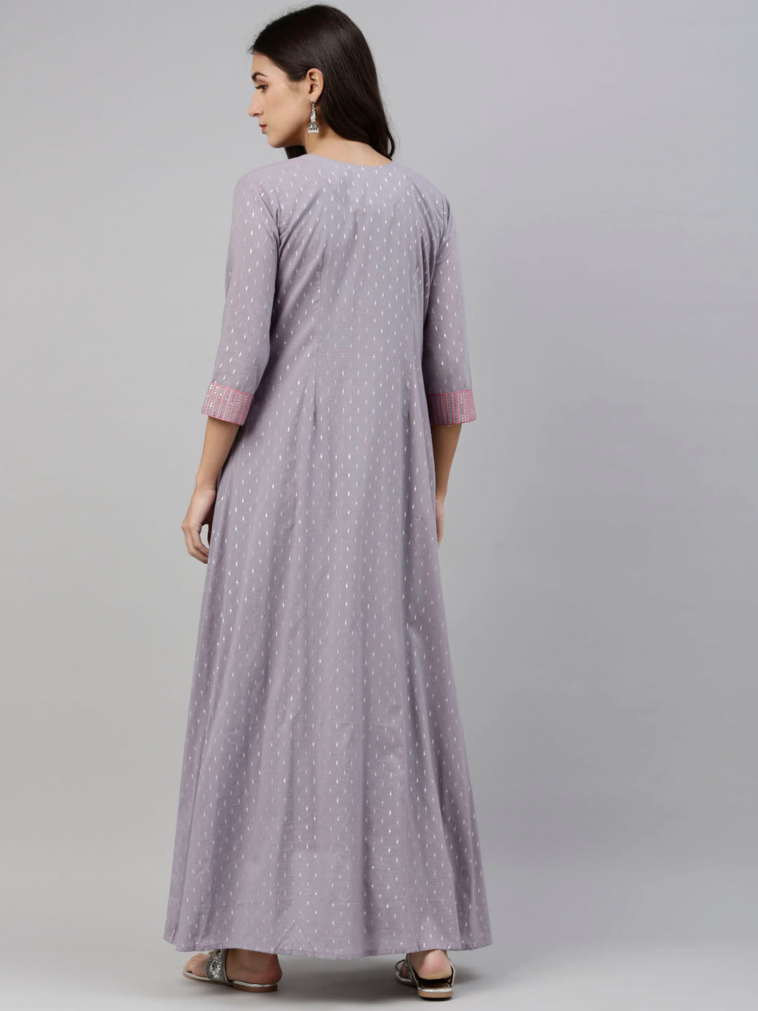 Neeru'S Grey Color, Cotton Fabric Tunic