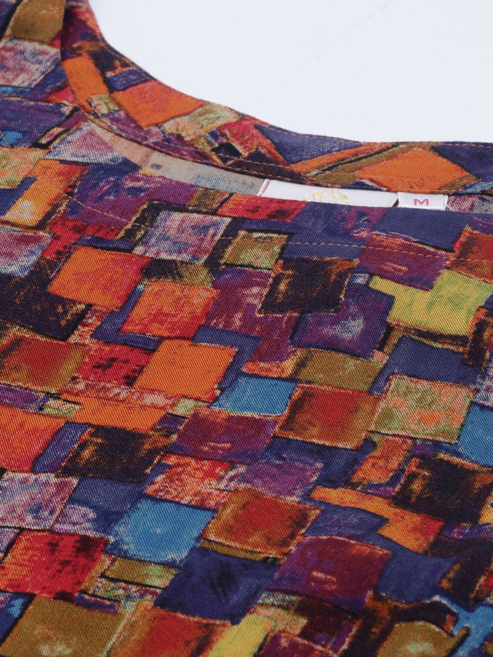 Neerus Lime Yellow Embroidered Straight Kurta