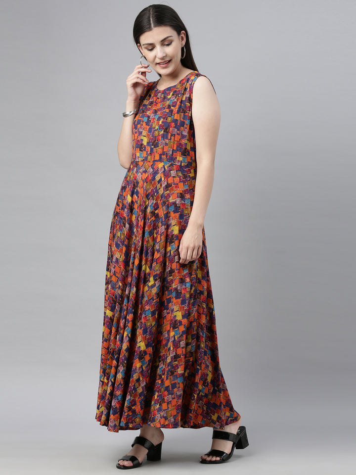 Neerus Lime Yellow Embroidered Straight Kurta