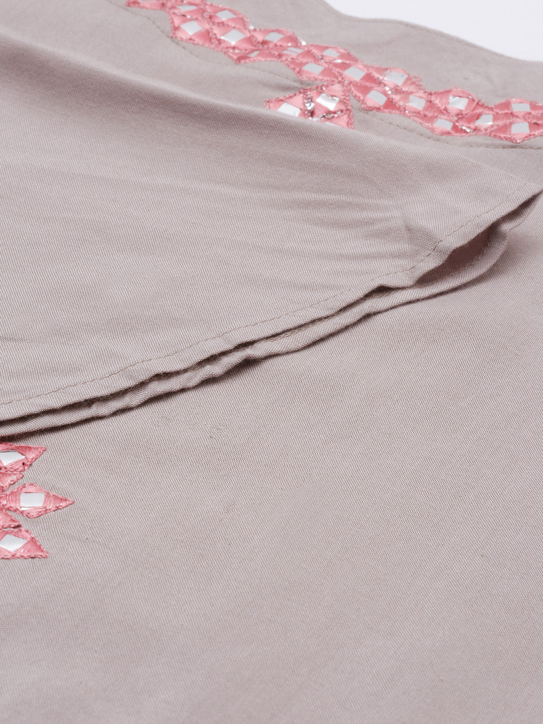Neeru's Beige Colour Rayon Fabric Plazo Set