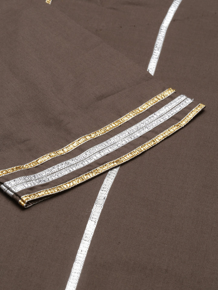 Neerus Green Rayon Solid Kurta Set - detail view 4